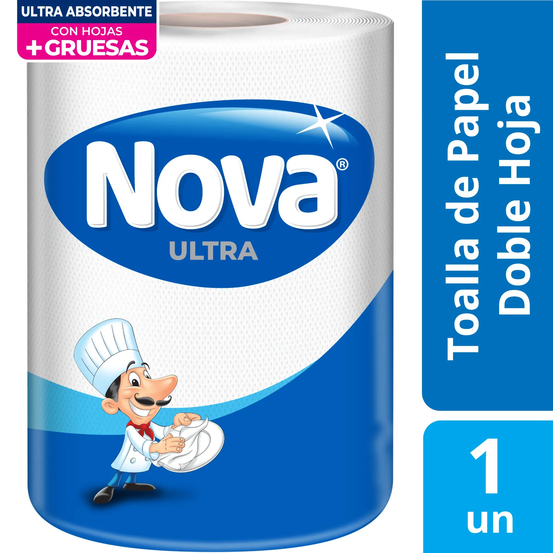 Papel Toalla Nova (ULTRA/AZUL)