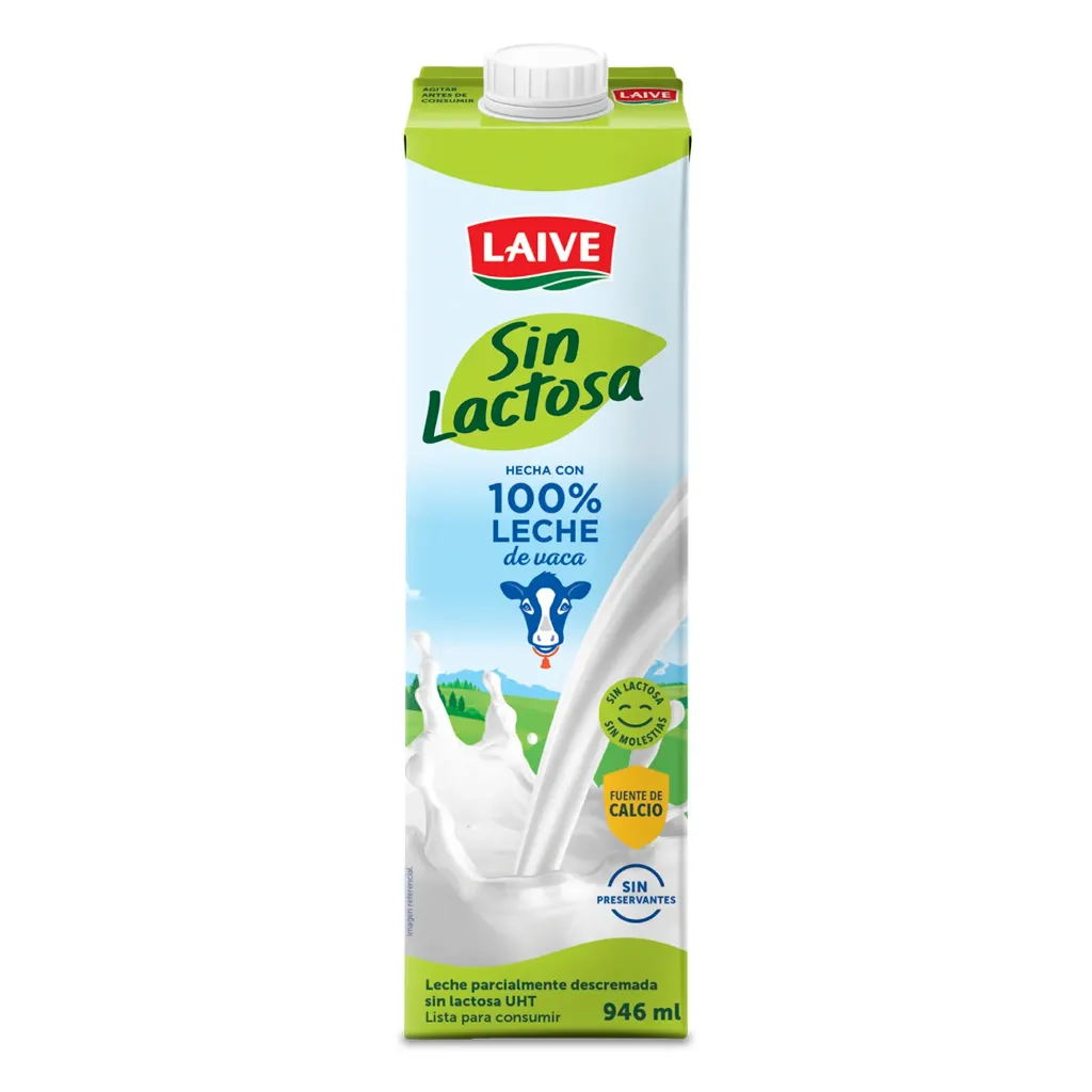 Bebida Sin Lactosa Laive Natural - Caja 946 ML