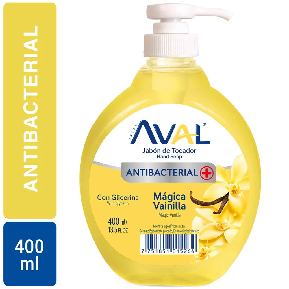 Jabón Líquido Aval Antibacterial - 400 ML