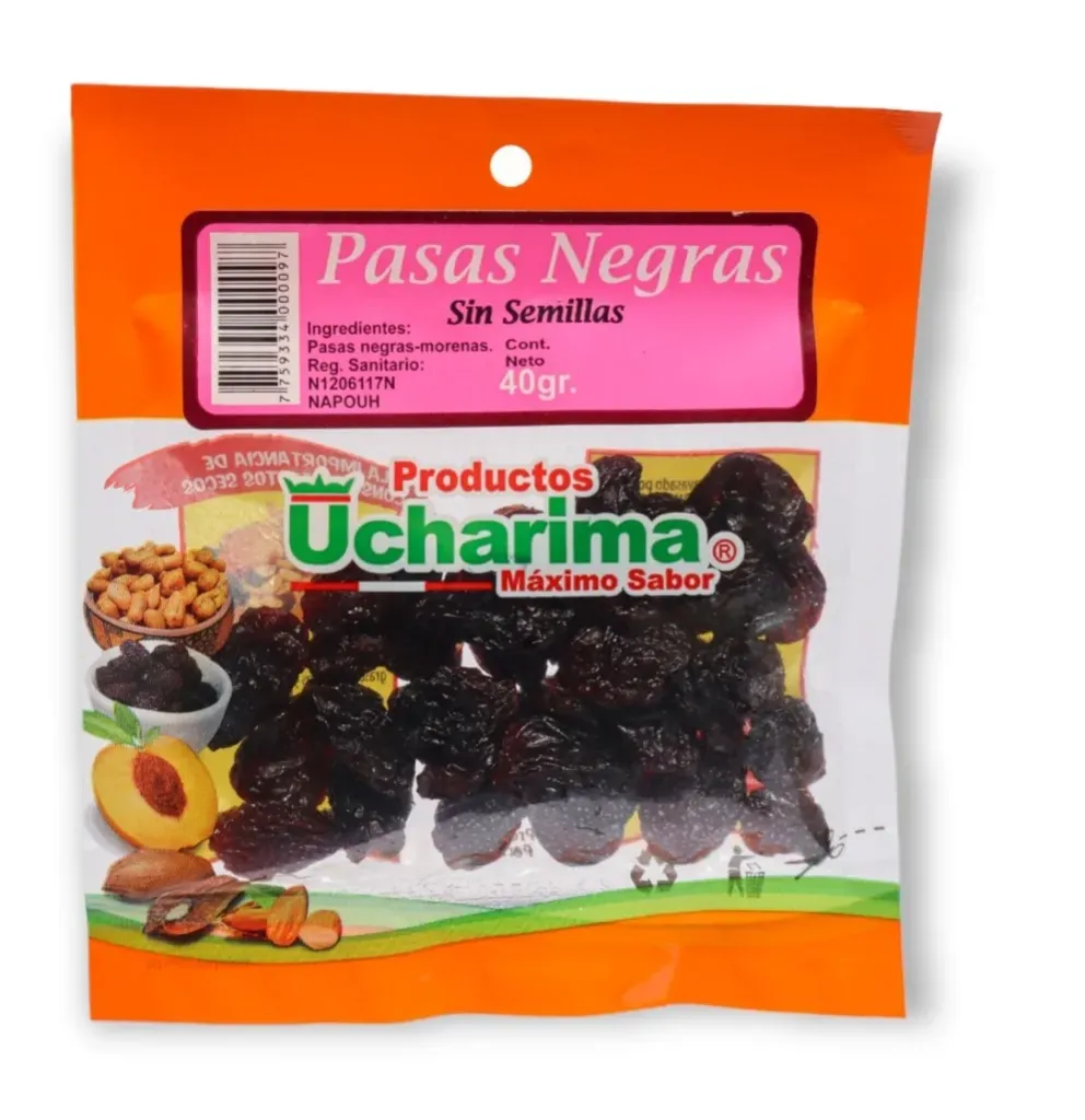Pasas Negras Ucharima 40 g
