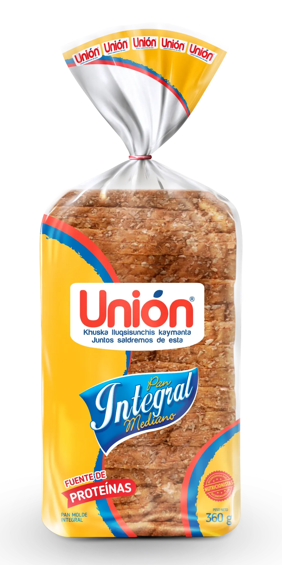 Pan Integral Sándwich Unión - Bolsa 540 g 