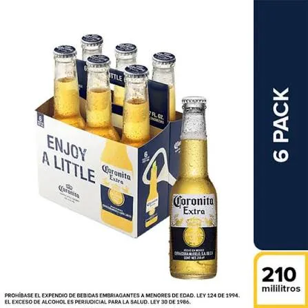 Six Pack Coronita - 210 ml