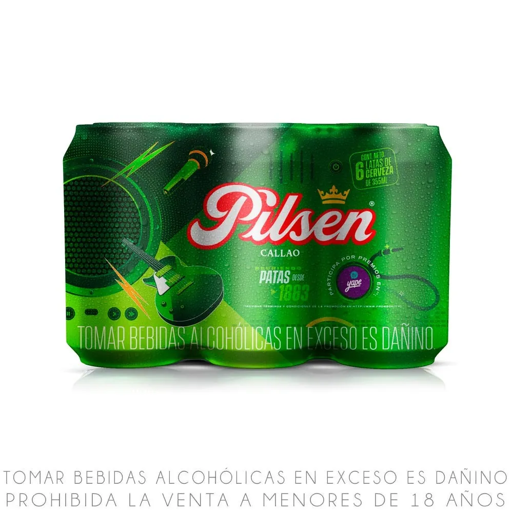 Six Pack Pilsen - 305 ml