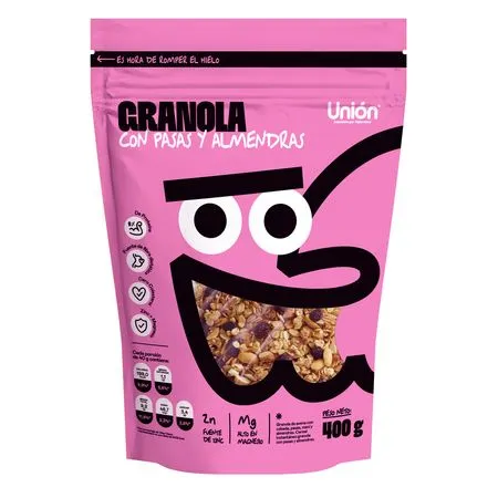 Granola con pasas y almendras - 400 g