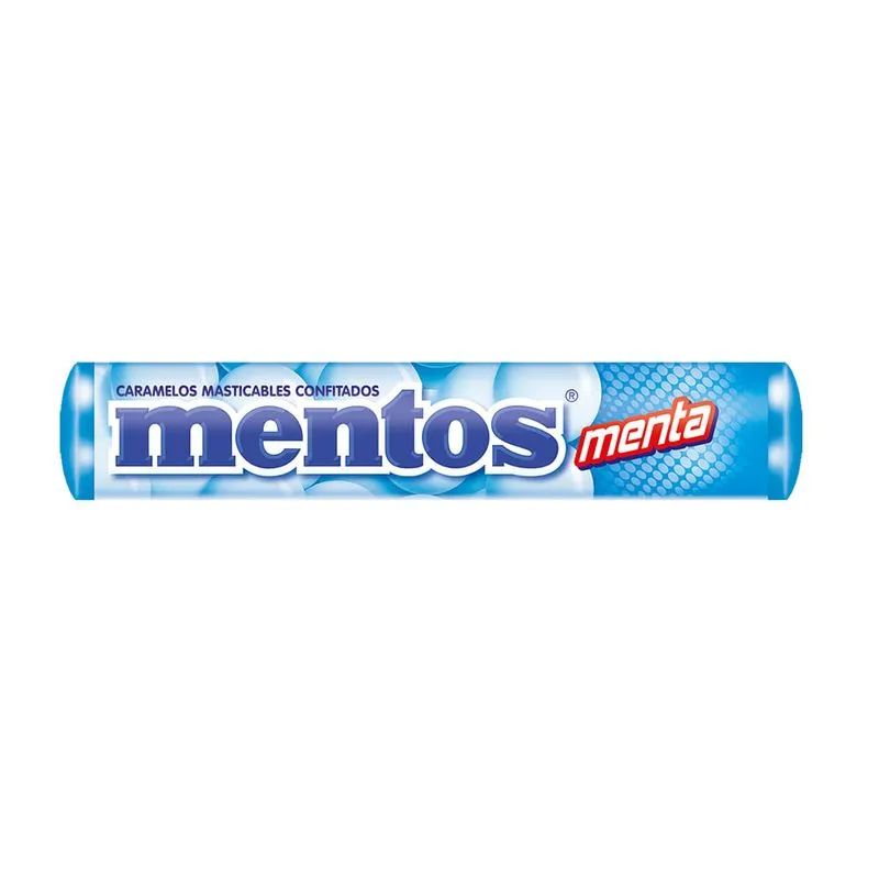  Caramelos  Masticables - Mentos  (Menta)