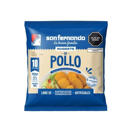 Nuggets de Pollo San Fernando - 10 Unid