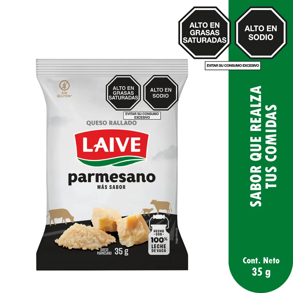 Queso rallado Parmesano Laive - 35 g