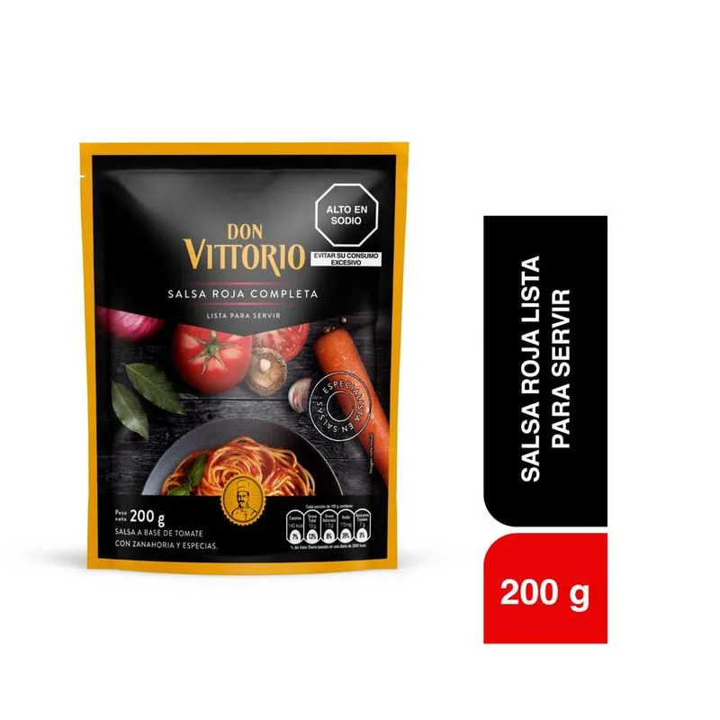 Salsa Roja Completa Don Vittorio - 200 g