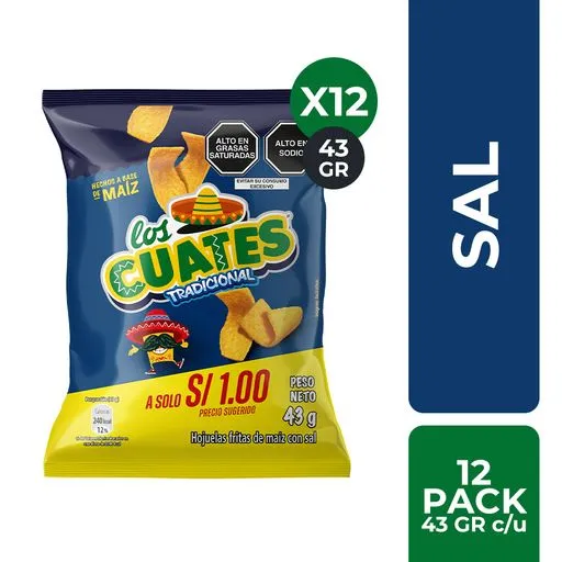 Cuates S/N Picante - Bolsa 43 g