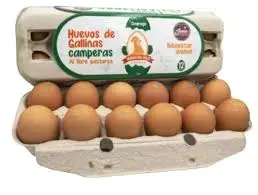Huevos de Gallina Del Valle Bandeja - 12 Unid