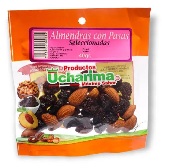 Almendras con Pasas Ucharima - 40 gr