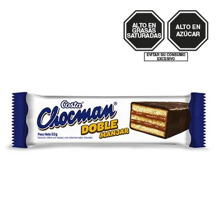 Chocman Doble Manjar - 53g