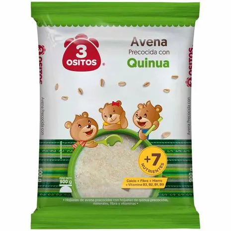 Avena 3 Ositos Quinua - 900 g 