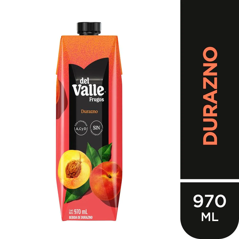 Frugos Del Valle  - Caja 970 ml (Durazno)