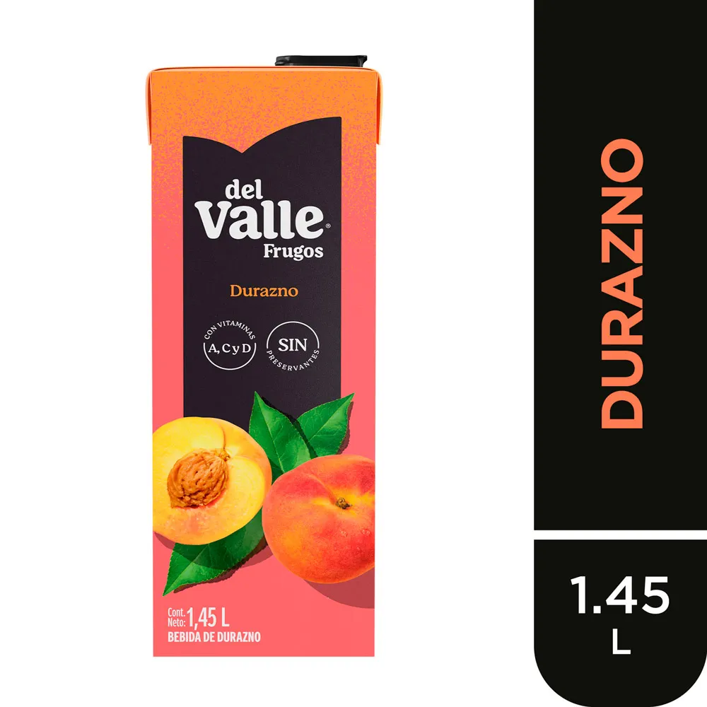 Frugos Del Valle  - Caja 235 ml  (Durazno)