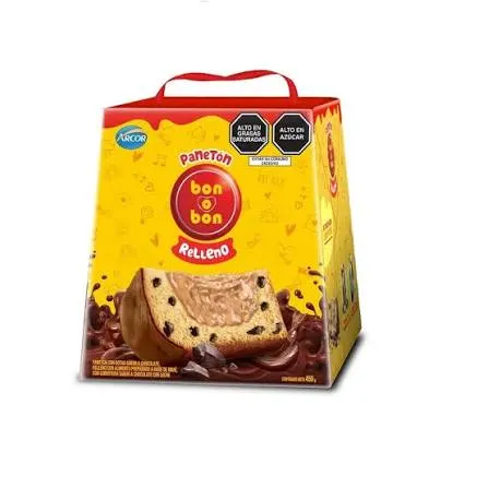 Panetón Bon o Bon Relleno - Caja 450 g 