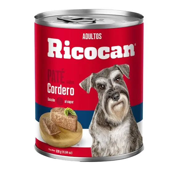 Ricocan Adultos Cordero - Lata 330 g