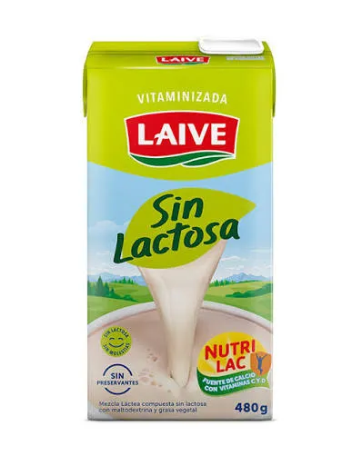 Leche Laive Sin Lactosa Caja - 480 g
