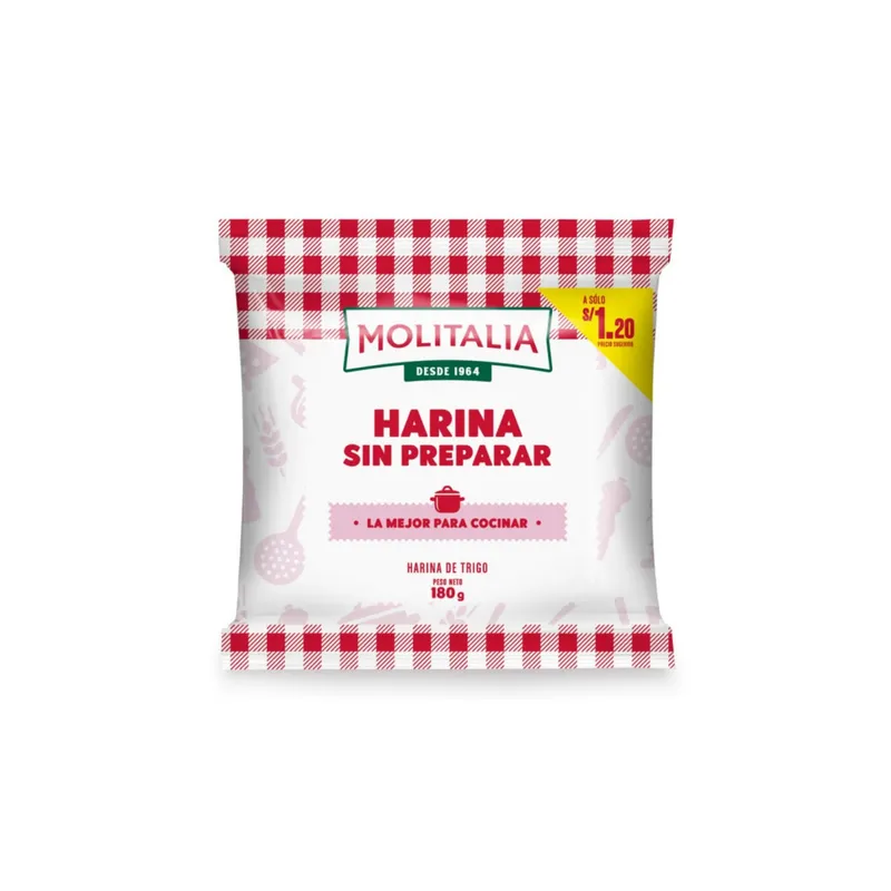 Harina Sin Preparar Molitalia - 180 g