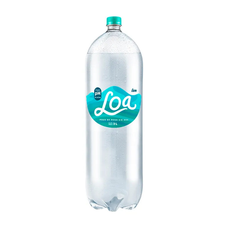 Agua Loa Sin Gas - 3 L