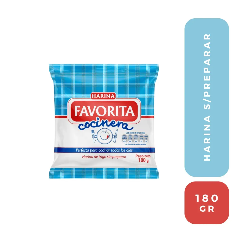 Favorita Harina Sin preparar  - 180 g