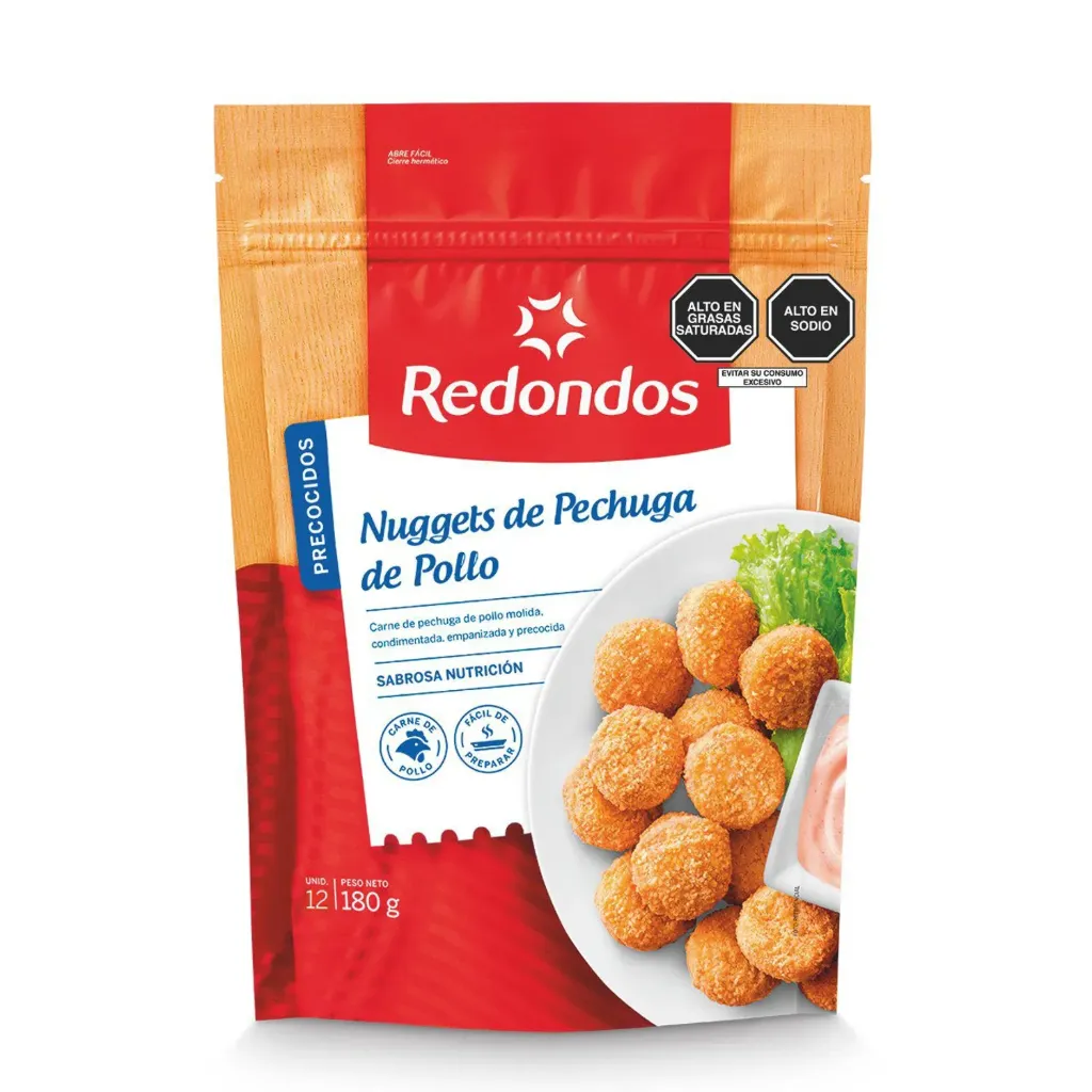 Nuggets Pechuga De Pollo Redondos - 180 g