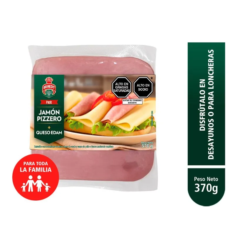 Pack Jamon y Queso - Edam Braedt