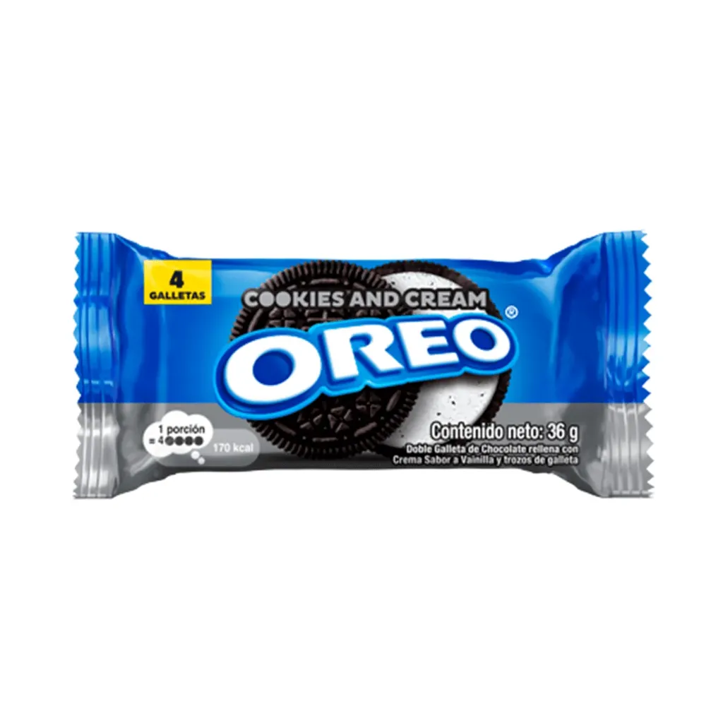 Galletas Oreo Cookies and Cream - 36 g