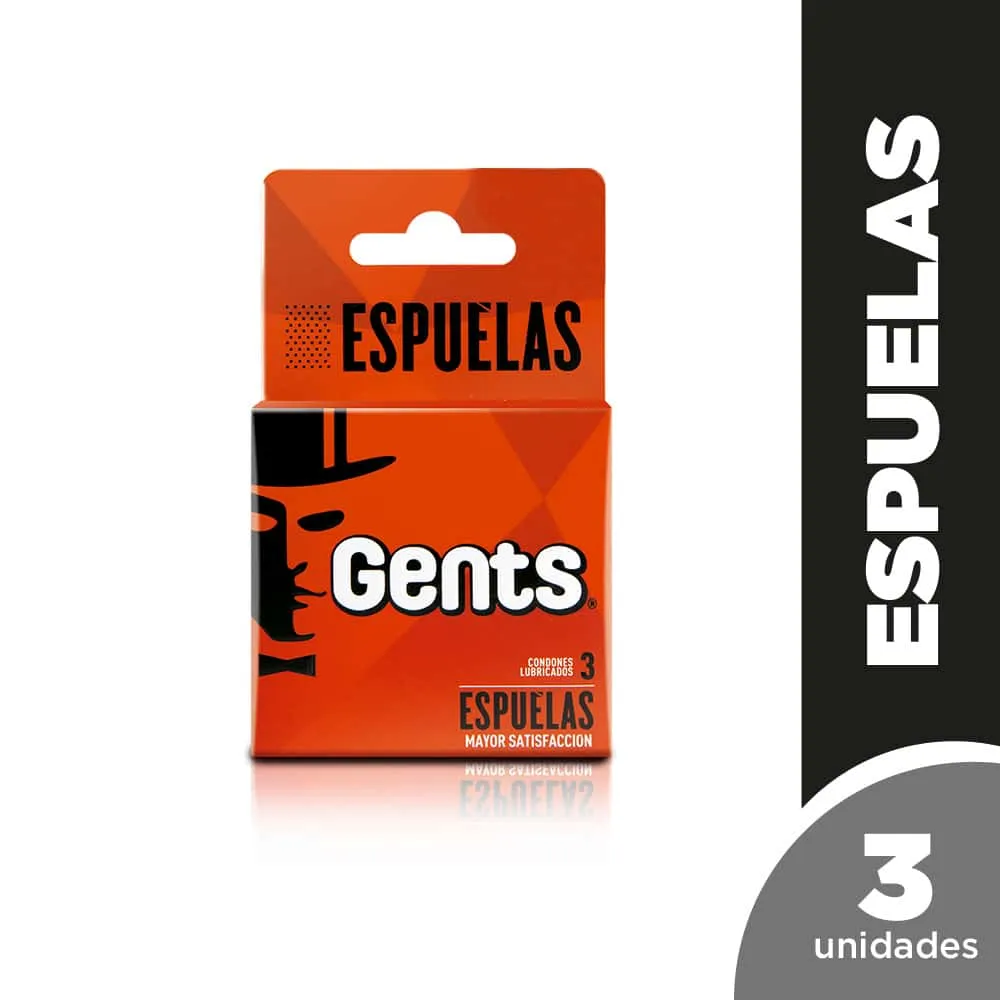 Condones Espuelas Gents - 3 Unidades