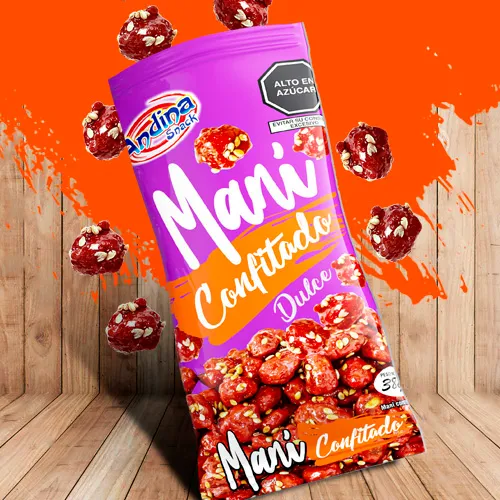 Maní Confitado Dulce Andina x 38 gr (Dulce)