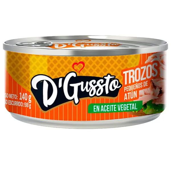 Trozos de Atún D Gussto -140 g