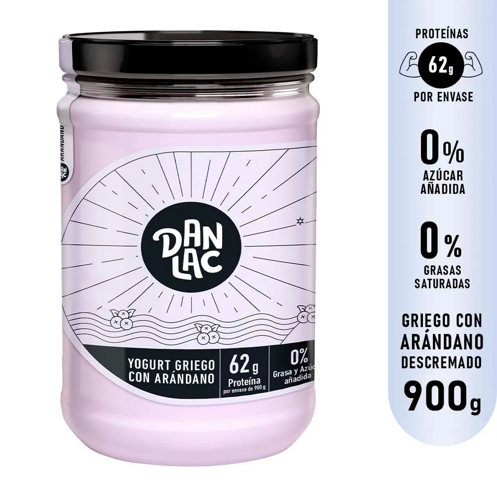 Yogurt Griego Dan Lac - 900 g  (Mora)