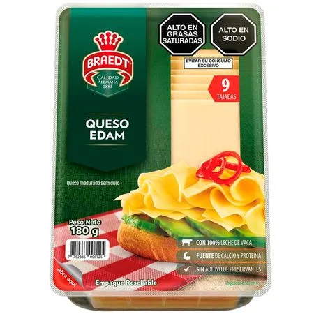 Queso Edam - Braedt 180g
