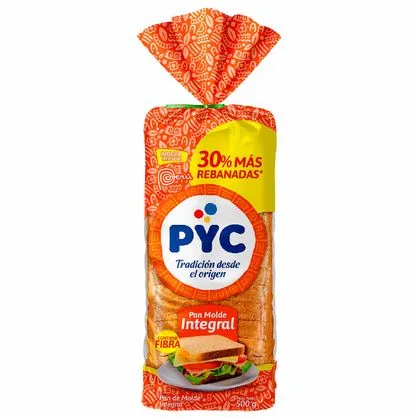 Pan Blanco PYC - 350 g (Integral)