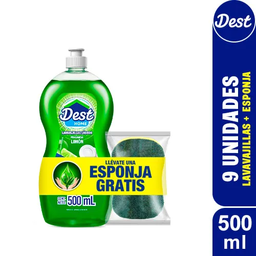 Lavavajillas Liquido Limón Dest Home - 500 ml