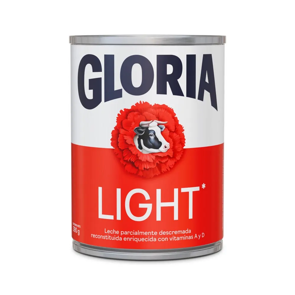 Leche Gloria Light - Lata 390 Gr