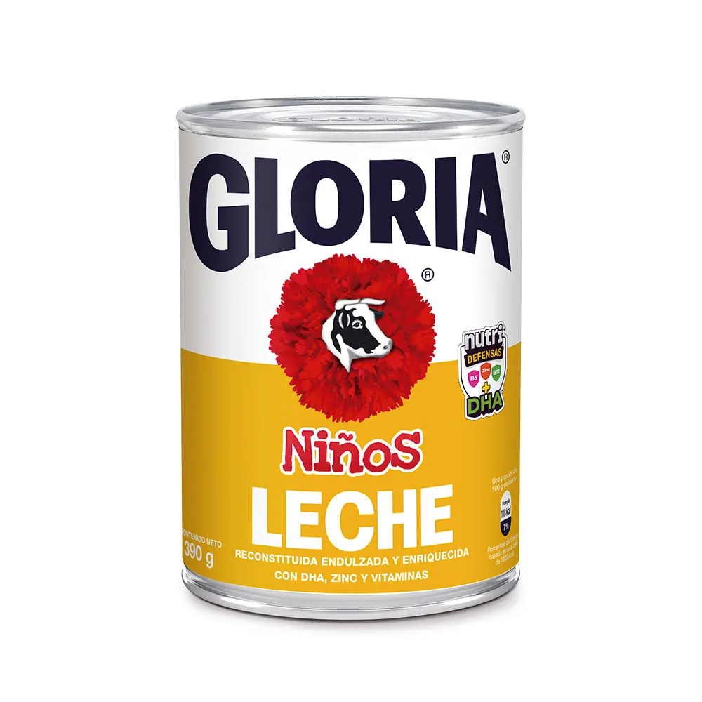 Leche Gloria Niños - Lata 390 Gr