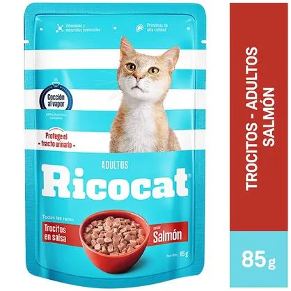 Ricocat Paté Adultos Salmón - 85g