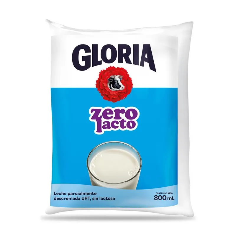 Leche Gloria Zero Lacto - Bolsa 800 ml