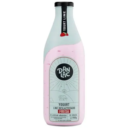 Yogurt Dan Lac Fresa Deslactosada - 900 g