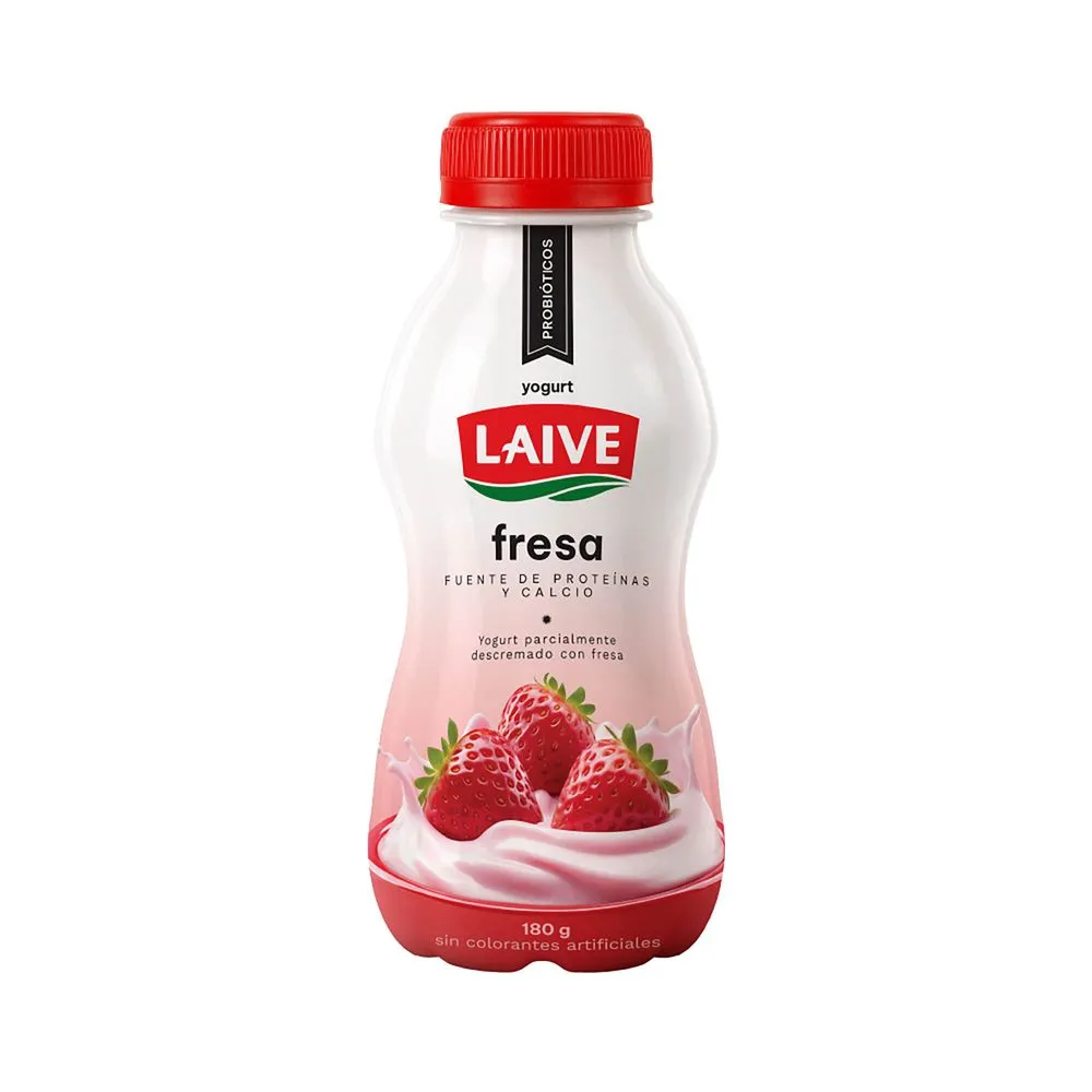 Yogurt Laive Fresa- Botella 180 g