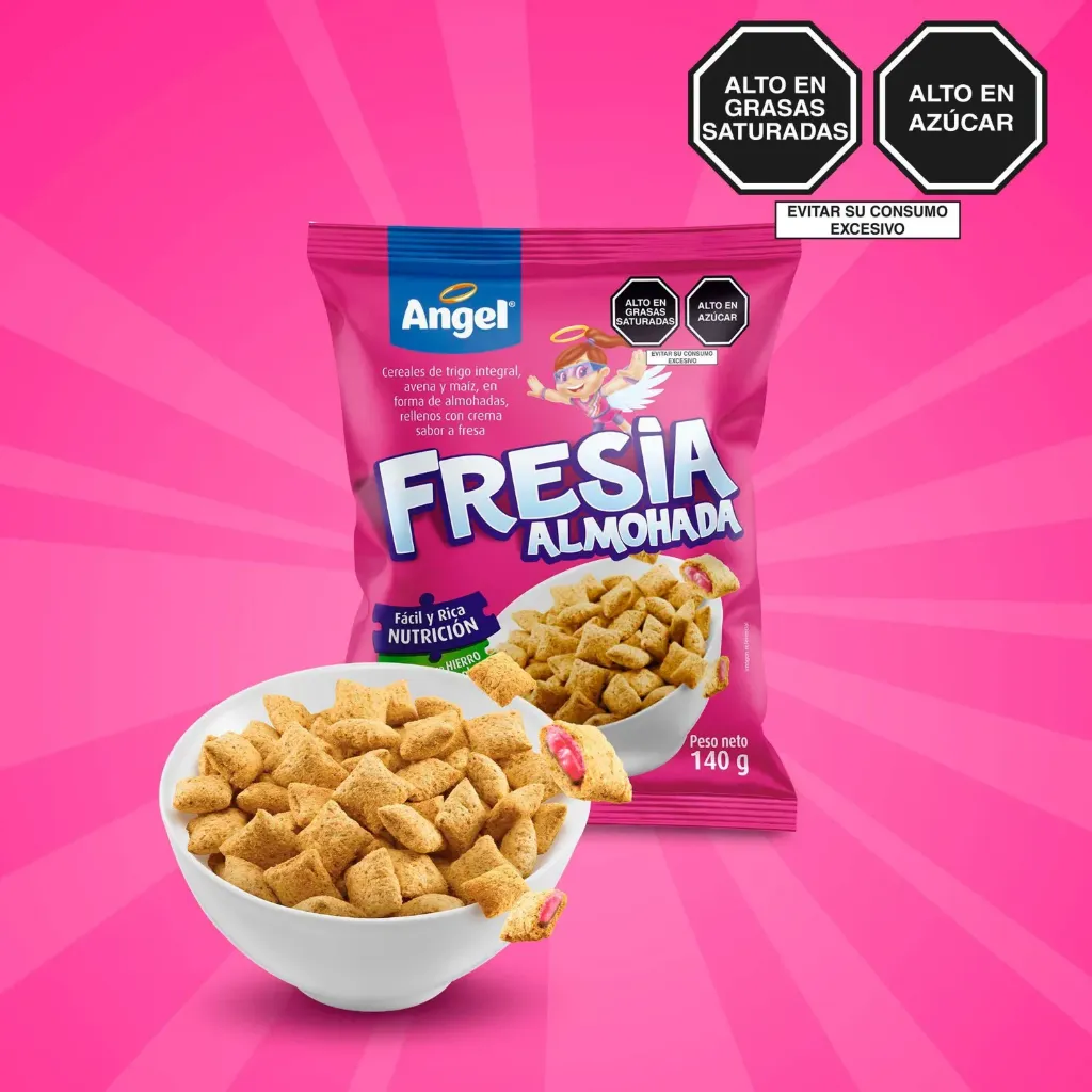 Cereal Angel Almohaditas Fresa - 18 gr