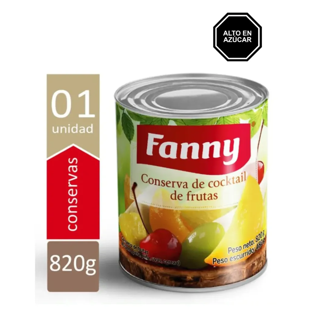 Cocktail De Frutas Fanny - 820g