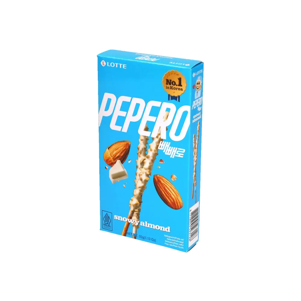Pepero Snowy Almond - 32 g
