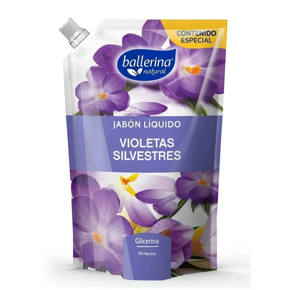 Jabon Liquido Violetas - 650 ml