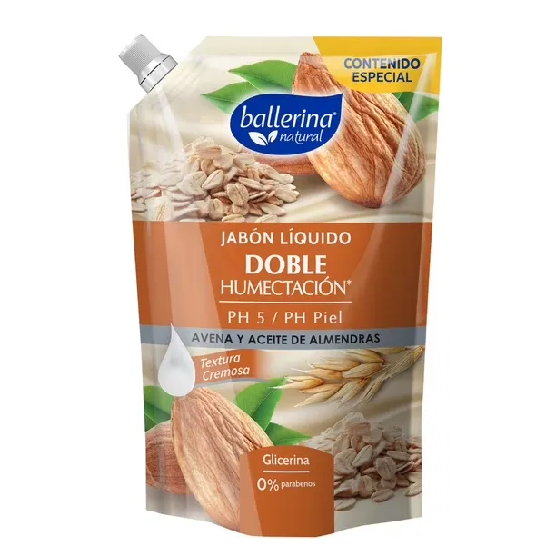 Jabon liquido Avena y Almendras - 650 ml