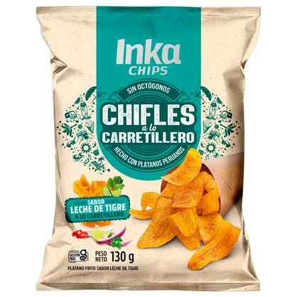 Inka Chips Chifles Sabor Leche De Tigre - 33 gr