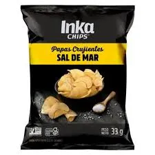 Inka Chips Sabor Sal De Mar - 33g