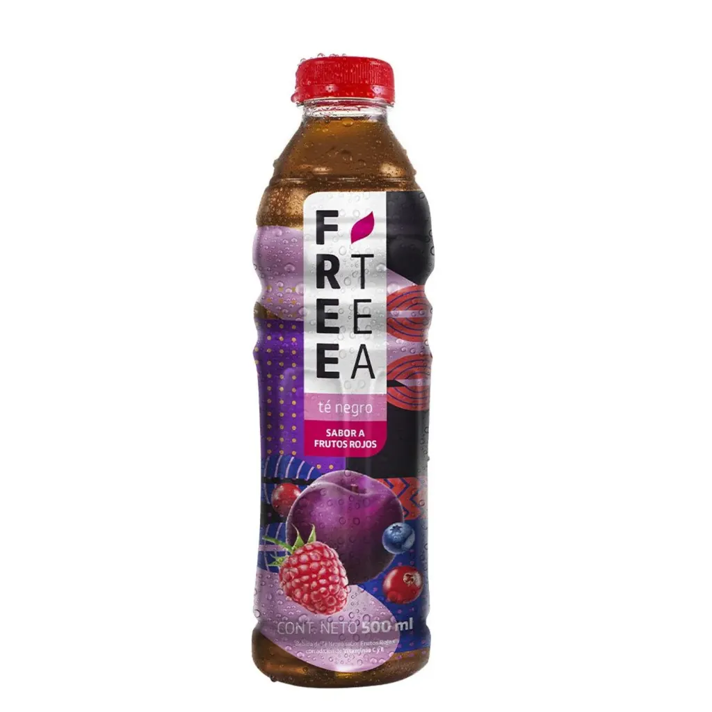 Free Tea Té Negro Sabor Frutos Rojos - 500g