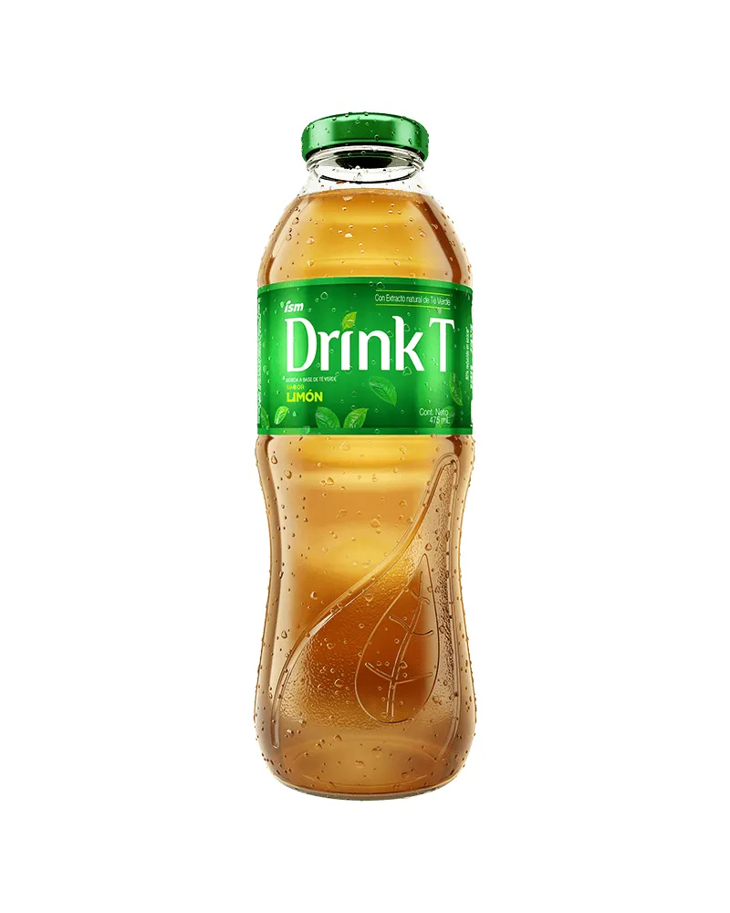 DrinkT Sabor Limón Botella - 475ml